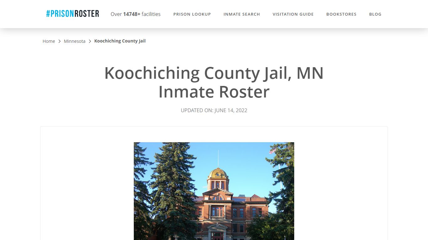 Koochiching County Jail, MN Inmate Roster